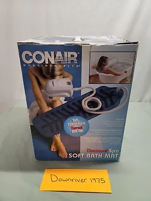 New Conair Body Benefits Thermal Spa Soft Bath Mat MBTS2W Massaging Mat Home Spa • $69.99