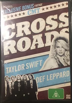 Cmt - Crossroads - Taylor Swift / Def Leppard Dvd - Brand New Sealed - Concert • $22