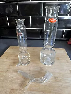 Job Lot Of Vintage Laboratory Glassware Chemistry ?? Beakers Etc ?? 1940s 50s ?? • £40