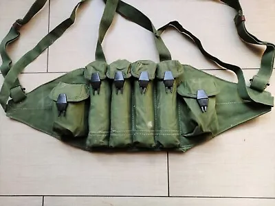 Original Surplus Chinese Type 85 Chest Rig Ammo Pouch Mag Pouch Marked 1987 • $23.79