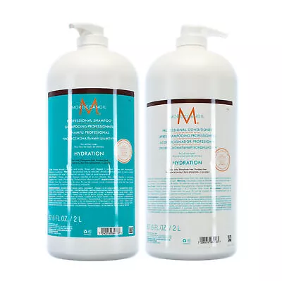 Moroccanoil Hydrating Shampoo And Conditioner 67.6oz/2L SET • $140