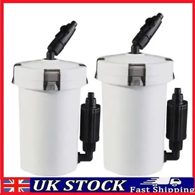 Aquarium Filter Bucket Fish Tank Ultra-quiet External Canister HW-602/HW-603 • £15.59