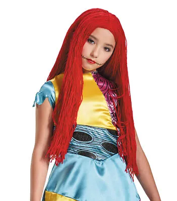 Disney The Nightmare Before Christmas Sally Child Yarn Wig Costume Accessory • $11.95