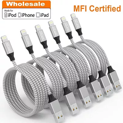 Genuine MFI Certified  USB Cable Data Charger For IPhone 14 13 12 11 Pro Max 8 7 • $10.69