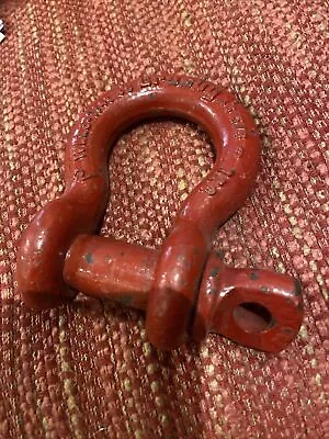 Crosby S-209 WLL 3-1/4T Clevis Shackle W/1-1/8  Screw Pin Rigging Cable Lifting • $30