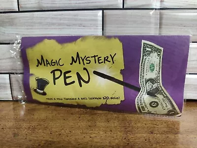 Pen Thru Dollar Magic Mystery Trick Illusion Penetration - Pocket Trick NEW • $10