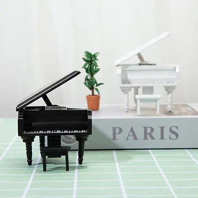 Dollhouse Miniature 1/12 Scale Furniture Mini Grand Piano Doll House Accessorie. • $11.59