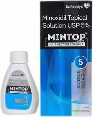 4 X PACK OF DR. REDDY Minoxidil Topical Solution USP 5% MinTop FREE SHIPPING... • $85.45