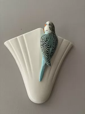 Vintage Mid Century Sylvac Pottery 'Parrot' Wall Pocket Sconce • £75