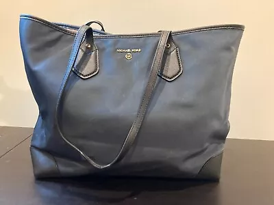 MICHAEL KORS Blue Black Handbag • $59.99