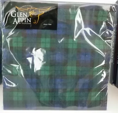 £9.49 • Buy Scottish Napkins - Black Watch Tartan Napkins - Great For  BURNS SUPPER 