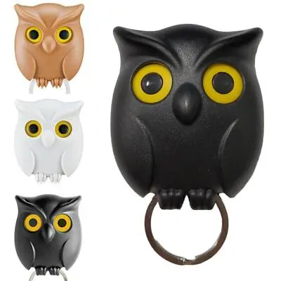 £2.93 • Buy Night Owl Magnetic Wall Keys Holder Hook Magnets Attraction New Keychain E5P8