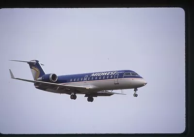 Original Airline Slide 35MM Midwest Connect CRJ N710BR • $2