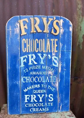 FRYS CHOCOLATE SIGN Trade Style MANCAVE CADBURYS SHOP MANCAVE SWEETS  • £35