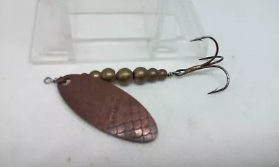 Vtg CP 5 Swing The Swinger  Brass/Copper 1 1/4  Bead Inline Spinner Fishing Lure • $9.99