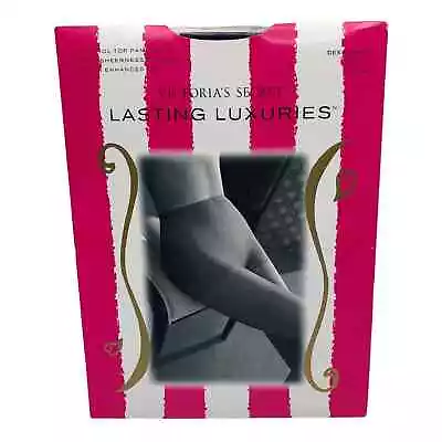 Victorias Secret Lasting Luxuries Pantyhose Size Small Deep Navy Control Top • $10.19