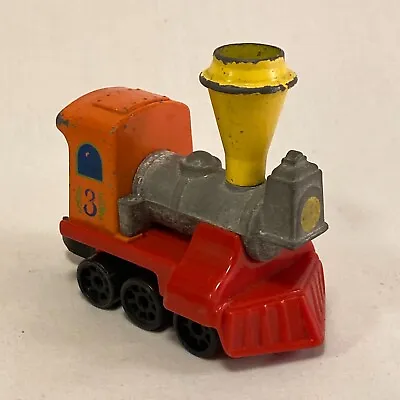  Mattel First Wheels Die Cast Metal Train Engine 1980 Hong Kong Vintage #3 • $9.95