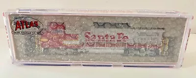 New In Box- ATLAS  # 48803 N Gauge SANTA FE  # 518 LOCOMOTIVE Mint Unopened • $51