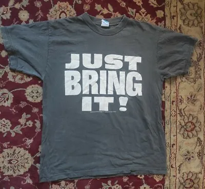 £33 • Buy Vintage The Rock Just Bring It WWF / WWE Shirt 2000 Small RARE