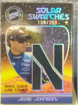 $21.99 • Buy Jimmie Johnson Nascar 2009 Eclipse Solar Swatches Race-used Car Cover Sp 108/200