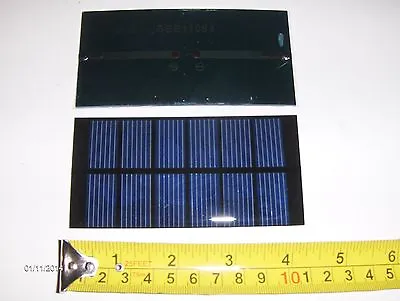 3V X 240 Ma. Mini Solar Panel   Epoxy Encapsulated Virtually Indestructible .72W • $3.49