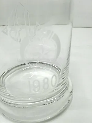 Vintage 1980 Shriners Glass Beer Mug Personalized Monogram Masonic Freemason  • $7.97