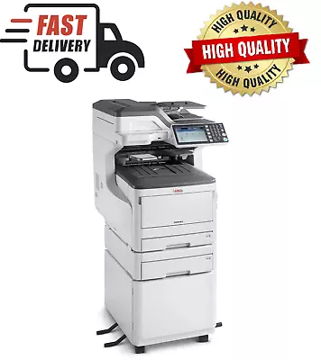 $3900 • Buy OKI ES8473dnct Executive Series A3/A4 Colour Laser MFP W/ Extra Trays + Cabinet