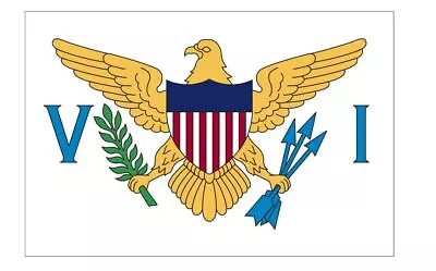 US Virgin Islands Flag Sticker Decal F715 • $1.95