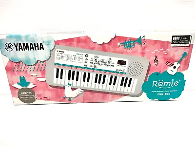 YAMAHA Remie PSS-E30 Electronic Mini Keyboard 37 White Children Kids Japanese • $79.99