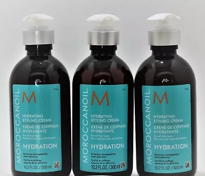 Moroccanoil Moroccan Oil Hydrating Styling Cream 10.2 Oz Set Of 3 • $79.99