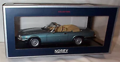 Jaguar XJS 5.3 HE Open Top 1988 Light Blue Metallic 1:18 SCALE New In Box 182635 • $156.39