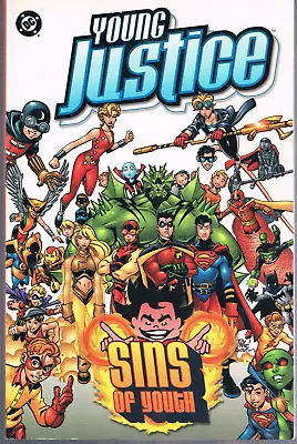 Young Justice: Sins Of Youth By Peter David 1st Print 2000 TPB DC Comics OOP • $54.99