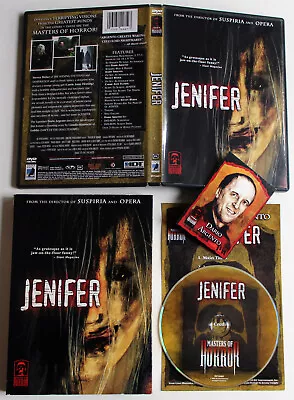 Masters Of Horror JENIFER DVD Steven Weber DARIO ARGENTO Slipcover/Trading Card • $6.99