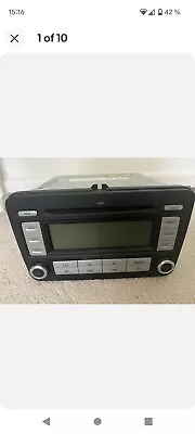 Vw Rcd300 Silver  Mp3 Edition Car Radio Stereo Cd Player Golf Mk5 Passat Jetta • $37.30