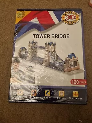 Build It 3d Puzzle Tower Bridge London New / Sealed 120 Pieces -cheatwell Games • £10