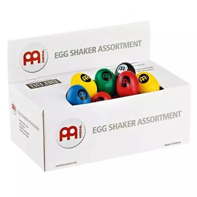 Meinl Percussion Egg Shaker Box - Blue/Black/Green/Red/Yellow (60 Pieces)  • $224.50