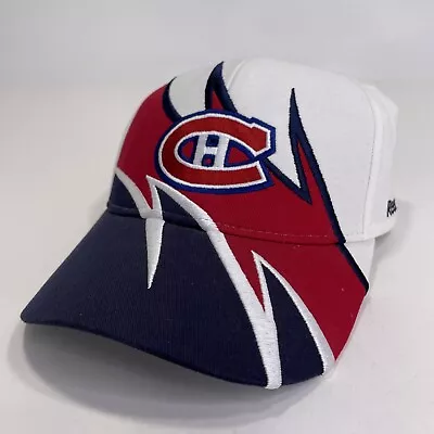 VERY RARE! Vintage 1990's Montreal Canadiens Sharktooth Reebok PressBack Hat NWT • $399.99