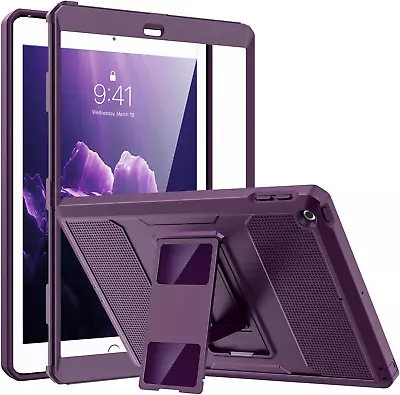 MoKo Heavy Duty Case For IPad 9.7 6th/5th Gen - Dark Purple Shockproof • $24.49