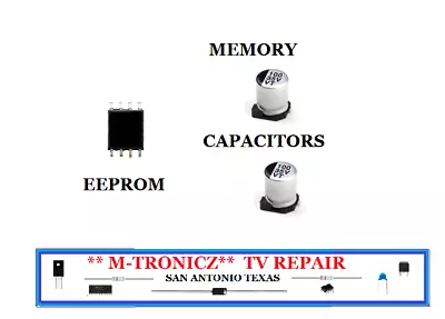  Vizio  E320vl E321vl 3632-1512-0150   3 Parts Repair Kit Eeprom+memory Caps • $12