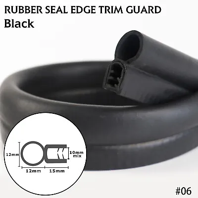 $36.65 • Buy Vehicle Rubber Seal Trim Weather Stripping With Bulb For Doors Truck Bonnet 12FT
