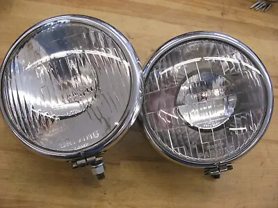 2 Vintage 6  6Volt Cat Eye Mazda Driving Lights • $150