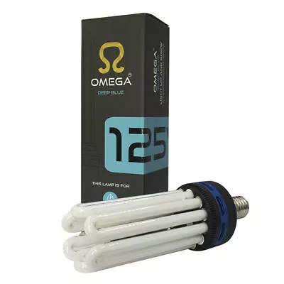 OMEGA 125W CFL Bulbs High Output Hydroponic Compact Fluorescent Growing Lamps • £17