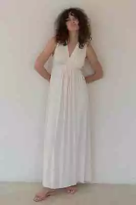 Rachel Pally Sleeveless Caftan Maxi Dress - Sz XS 'Cream' Beautiful & NWT • $229.99