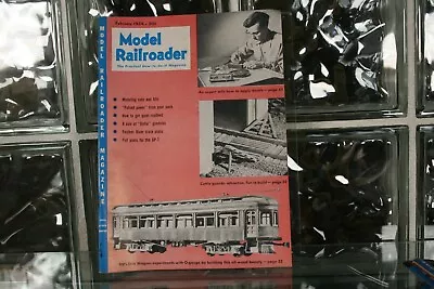 Model Railroader Magazine February 1954 - Modeling Cuts And Fills • $8.99