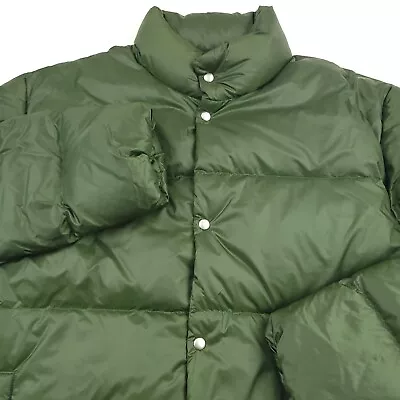 $615 Holubar Mustang Down Puffer Jacket Coat Mens Size XL Green • $210.89