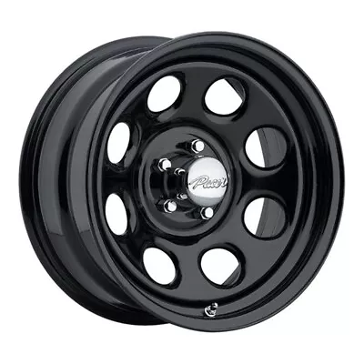 15x10 Pacer 297B Soft 8 Gloss Black Wheel 5x4.5 (-38mm) CAPS SEPARATE • $129.60