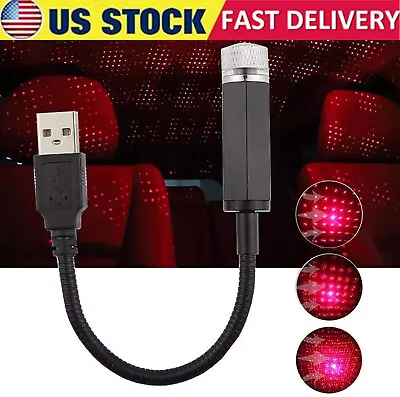 USB Car Accessories Interior Atmosphere Star Sky Lamp Ambient Night Lights • $4.86