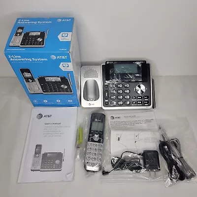 AT&T (TL88102) 2 Line Cordless Phone With Answering System- New Other • $39.97