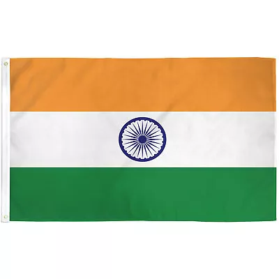 India Country 3'x 5' Poly Flag • $11.95