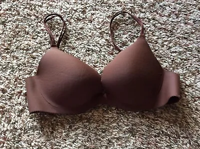 Victoria's Secret Secret Embrace Bra Brown Push Up Bra Angels 34B 508194 • $16.99